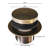 1-3/8" NPSM Tip-Toe Bathtub Drain - Fine Thread-39971946