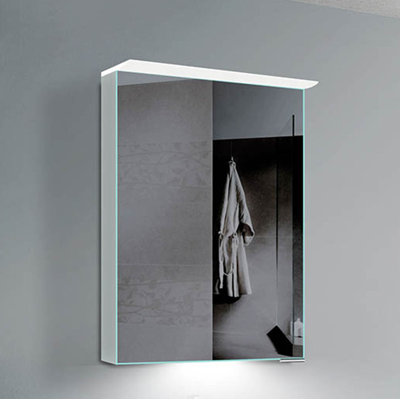 Alcazaba Recessed Frameless Medicine Cabinet with LED Lighting