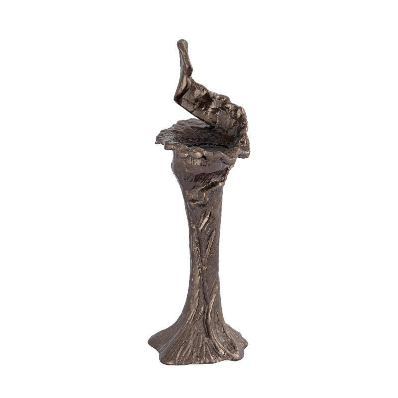 Aluminium Candelabra, Black, 51cm H x 16cm W x 20cm D