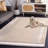 Alysandra Ebony Hand Tufted Wool Cotton Abstract Rug in Ivory/Beige-367792600