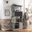 Bar avec rangement pour bouteilles de vin Crosby-987448212