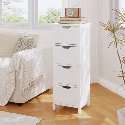 Freestanding Bathroom Cabinet With 4 Drawers