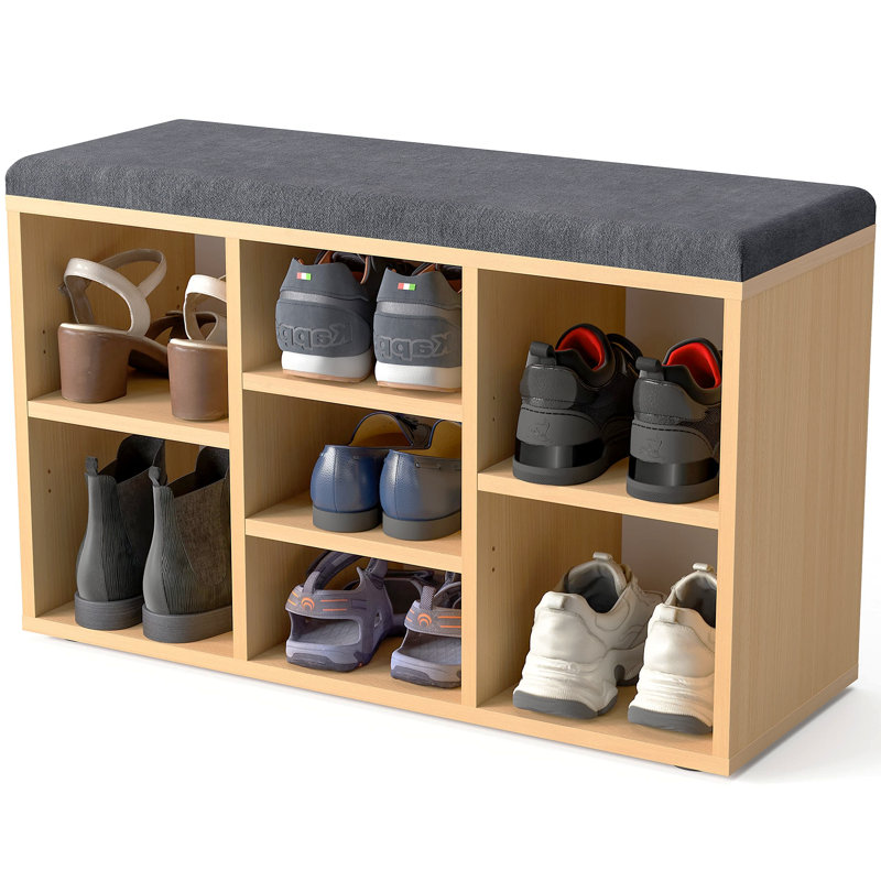 9 Pair Shoe Storage Bench