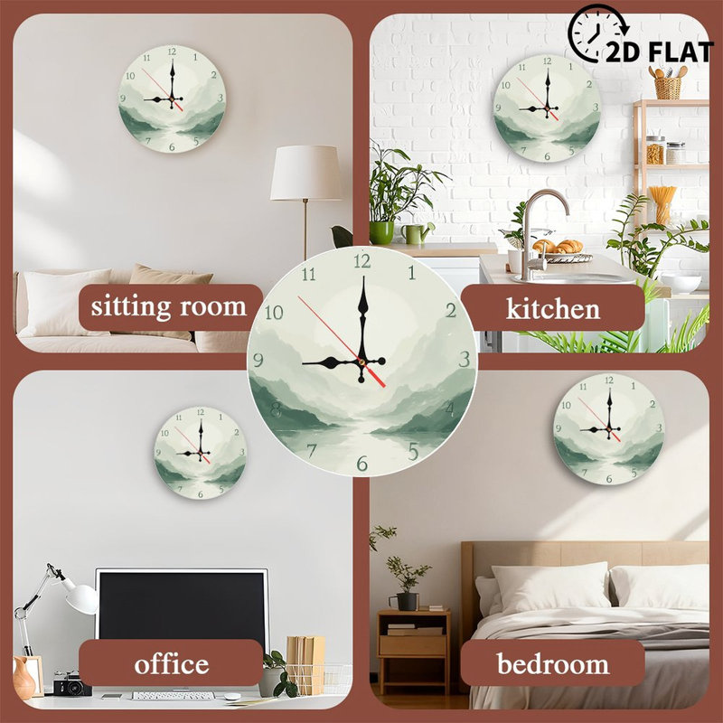Horloge murale Sage