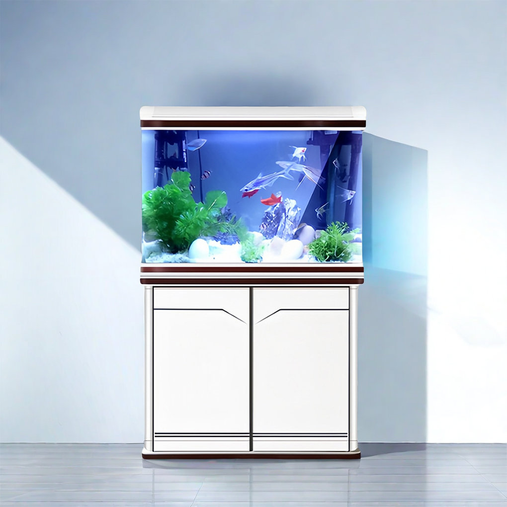 Tucker Murphy Pet™ Simple White Rectangular Eco Aquarium Tank | Wayfair