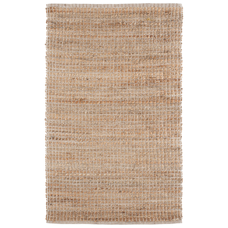 Tapis beige en jute / coton Krushap, Rectangle 3 pi x 5 pi