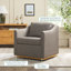 Fauteuil pivotant rembourré Modern Farmhouse-688178231
