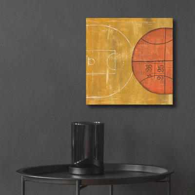 «On the Field II» par Courtney Prahl, art mural en verre acrylique, 36 po x 36 po