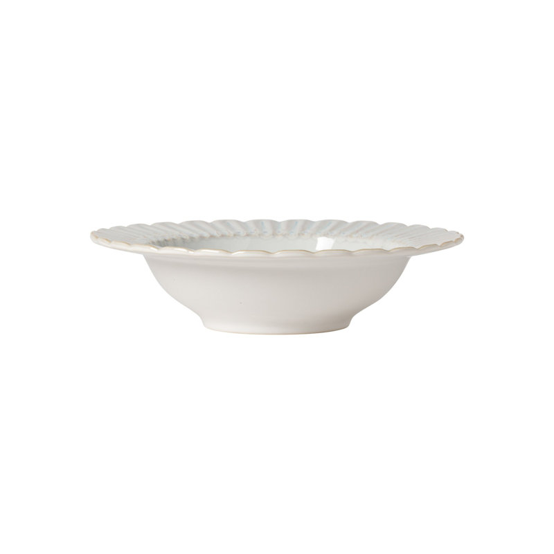 Cristal 17.63oz. Handmade Stoneware Pasta Plate, Beige