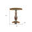 Efemena Mango Round Solid Wood Top with Solid Wood Base Dining Table