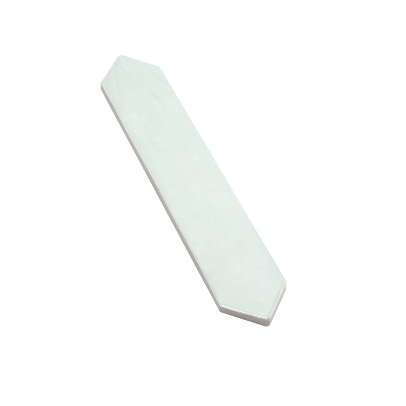 Festa 1.7 in. x 9.6 in. Polished Ceramic Tile, Pistachio Green
