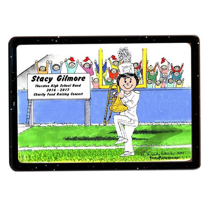 Trombone personnalisé - aimant en acrylique pour femme - excellent cadeau!, Oui