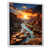 White Floater Framed