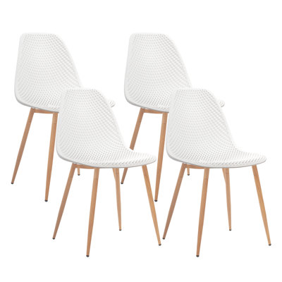 Chaise d'appoint blanche Fremon