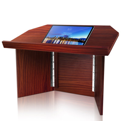 Podium de lutrin portable | Support de présentation de table | Style de pliage à installation rapide