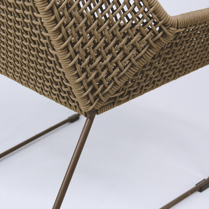 Knot Lounge & Ottoman, Oxide /Latte 