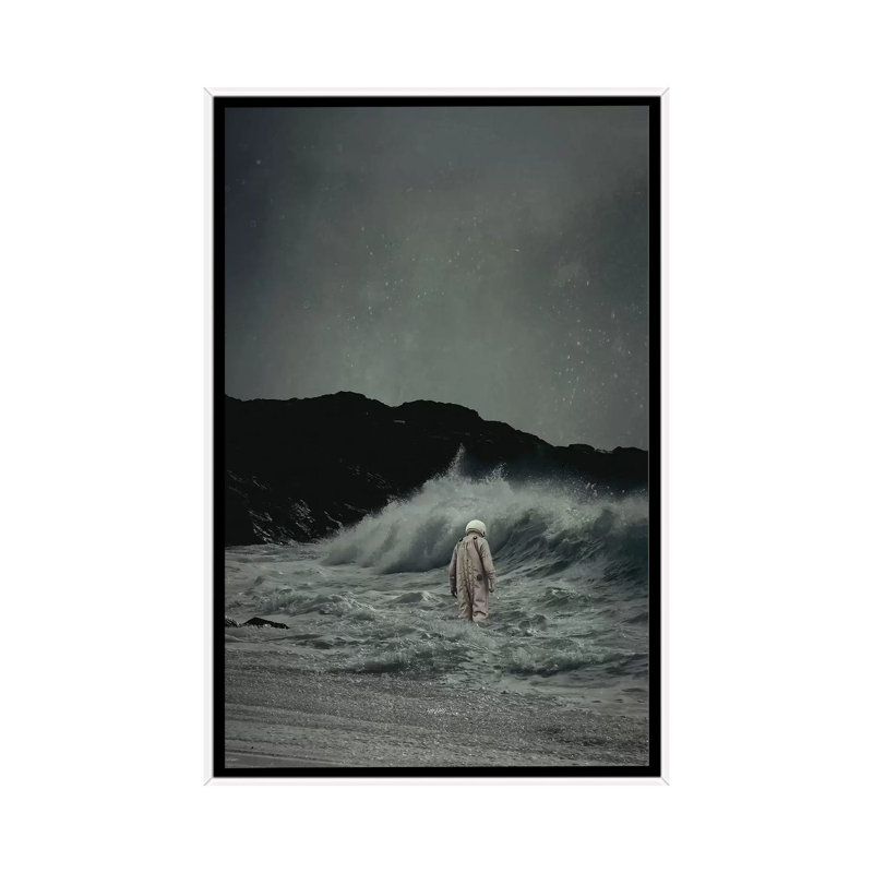 Drifter by Rob Hakemo - Print on Canvas, White Framed, 152.5 cm H x 101.5 cm W