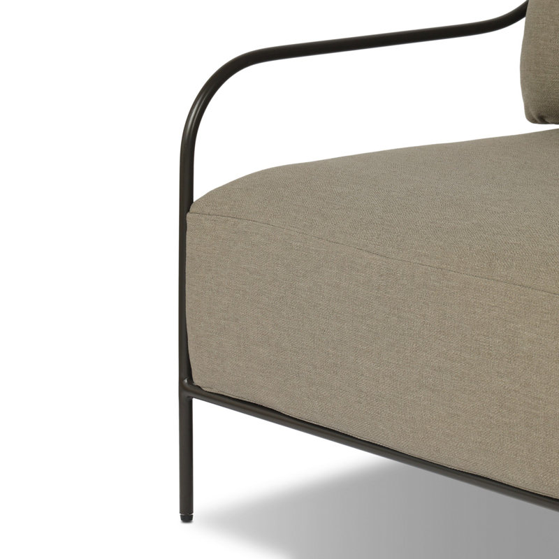 Segovia Outdoor Sofa-78"-Alessi Fawn, Alessi Fawn
