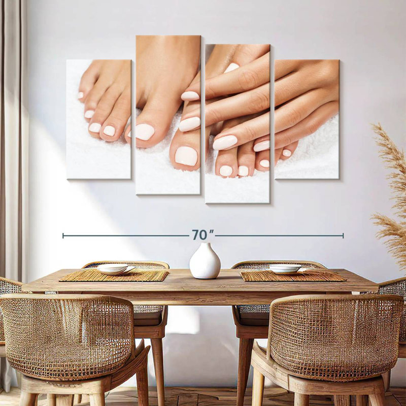 Shuttleworth Clean White Nails, 42" H x 68" W