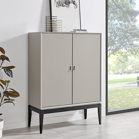 Rozele Accent Cabinet, Flannel Grey