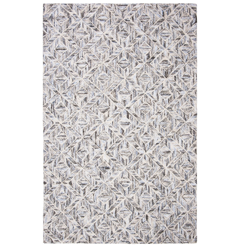 Belfort Hand Tufted Performance Geometric Rug, Rectangle 6' x 9'