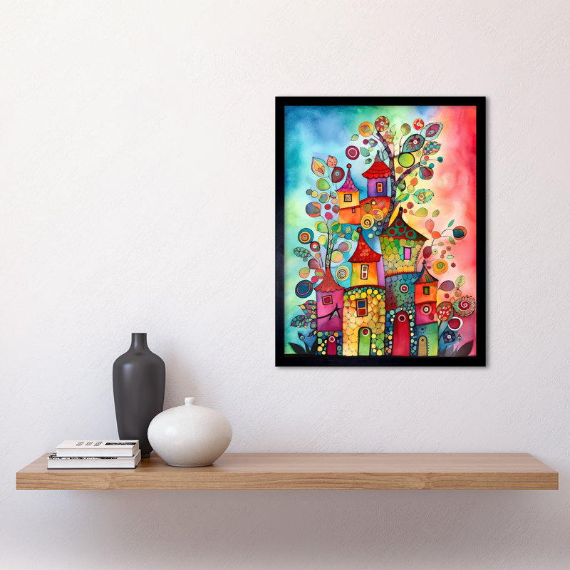 Country Houses Concept - Single Picture Frame Print