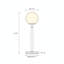 Lampe de table moderne 21 po avec tige en métal Aurelia-2118303128-2118303130