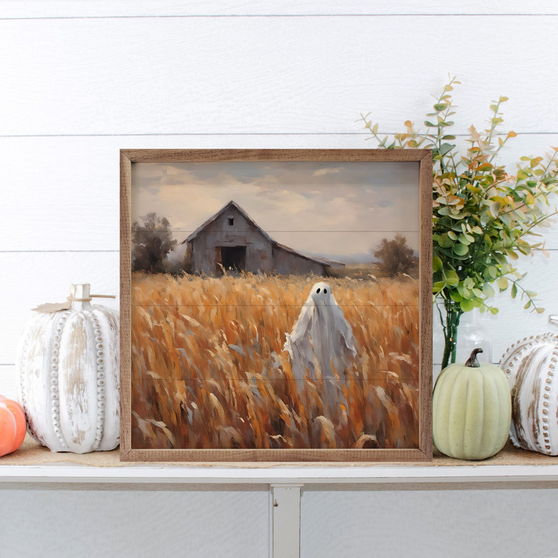 " Ghost In Field ", 24" H x 24" W