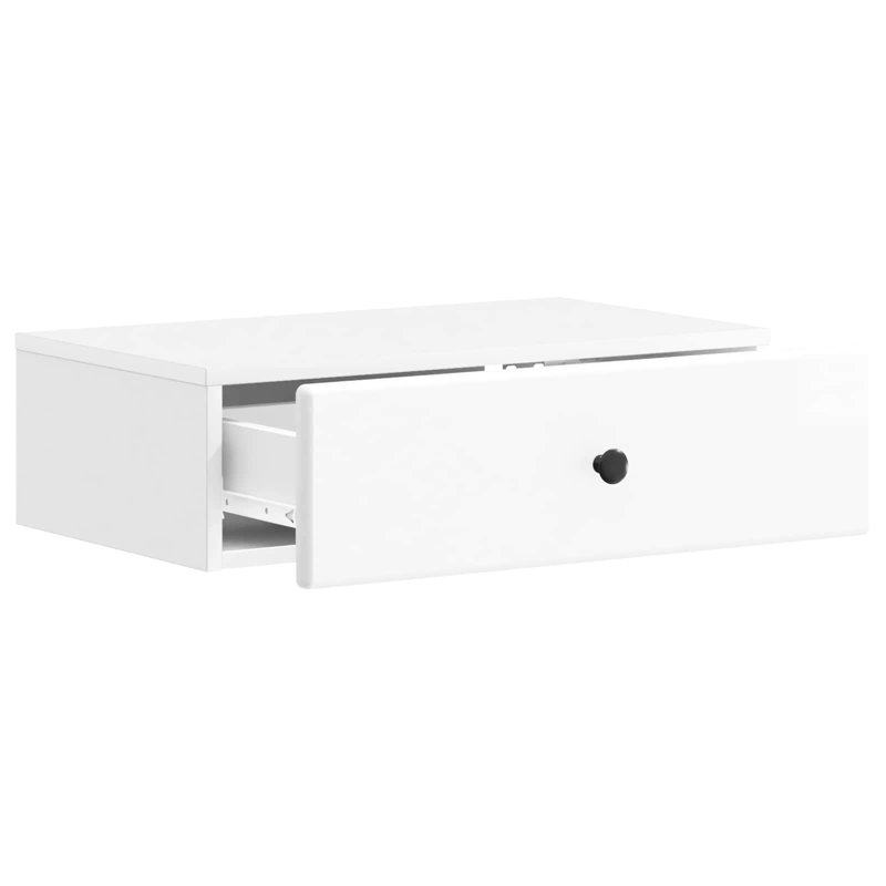 End Table, High Gloss White