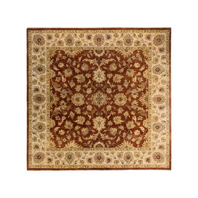 One-of-a-Kind Square 9'1" X 9'1" Square Wool Area Rug Red