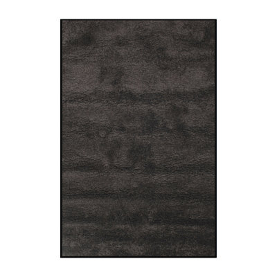 Tapis contemporain noir
