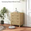 Commode Closet, commode double à 4 tiroirs pour la chambre à coucher