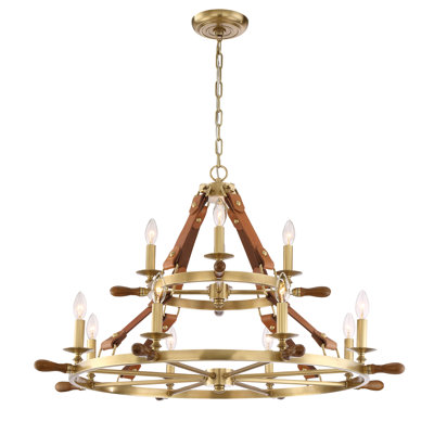 Hillendale 12 - Light Dimmable Chandelier