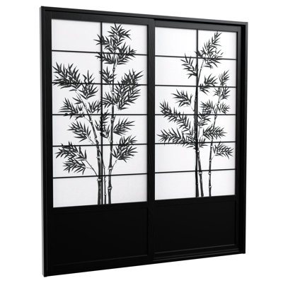 Keir Shoji portes coulissantes - arbre de bambou 