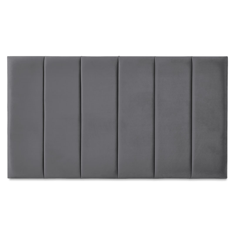 Franciene Upholstered Headboard, Steel Polyester, Small Double (4')