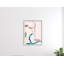 Abstrait, figure féminine assise, lignes épaisses et ludiques-66842457-66842465