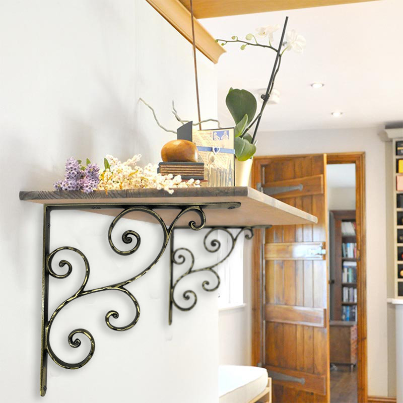 Support de tablette rustique, Laiton antique