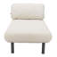 Chaise longue beige