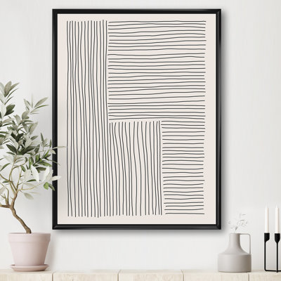 " Minimal Geometric Lines I "