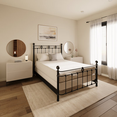 Paisley Complete Bed with Metal Profile