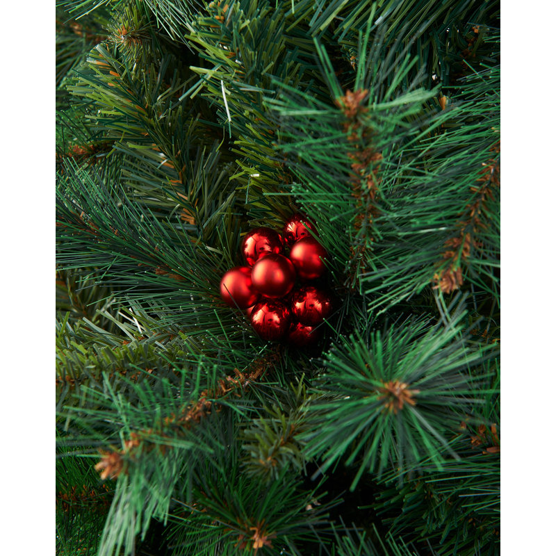 11cm Solid Colour Plastic / Acrylic Bauble, Christmas Red