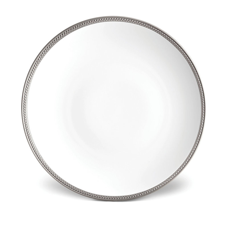 Soie Tressee Platinum Charger
