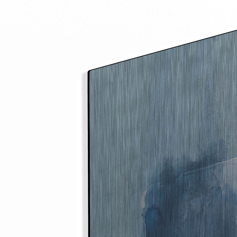 Brayden Studio «Glacier VI» par Chris Paschke, art mural en métal, H 36 po x l 36 po