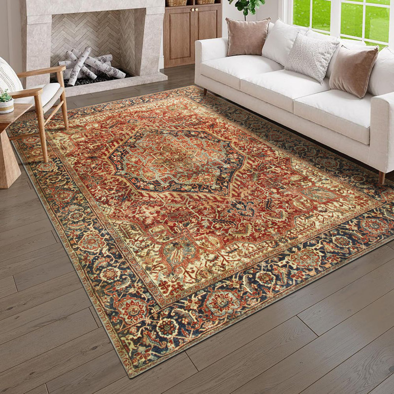 Modern Plush Area Rug Machine Tufted Shaggy Carpet, Rectangle 40 x 60 cm