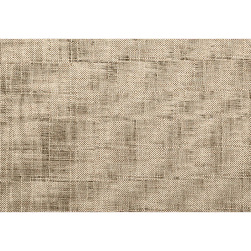 Chaise d'appoint rembourrée en tissu, Marron clair