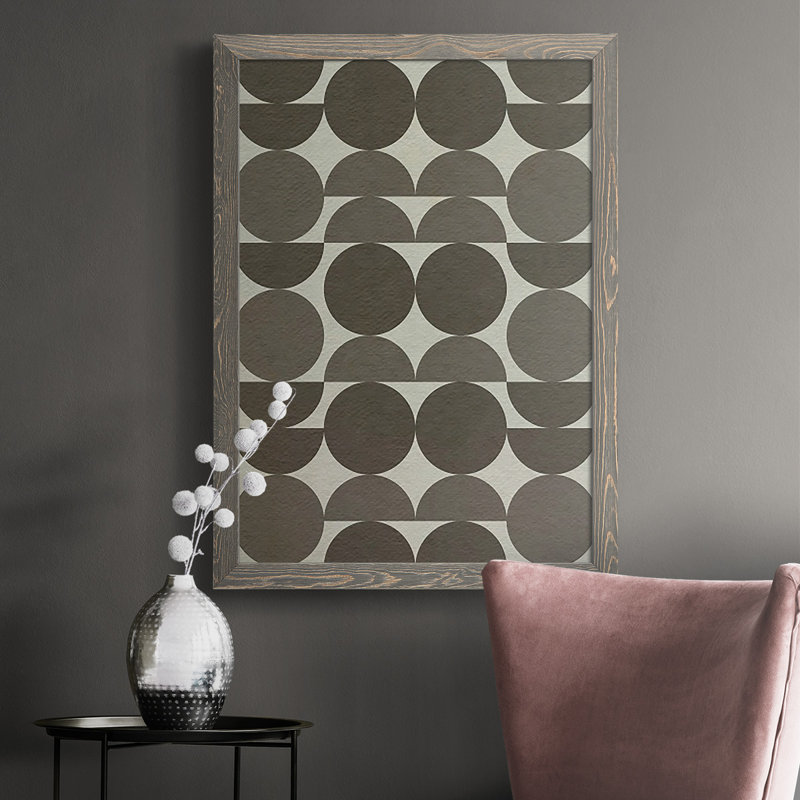 «Forcella Neutral Subtle Shift II», peinture sur toile encadrée, H 37,5 po x l 27,5 po x P 1 po, gris