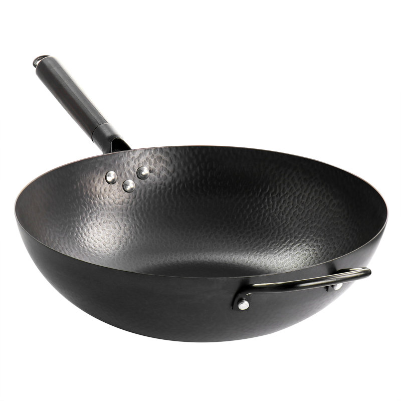 Wok en acier au carbone 13 po Gibson Home