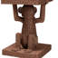 Table de bout bali & pari Miyoco Monkey - Table d'appoint sculpturale en rotin tressée à la main