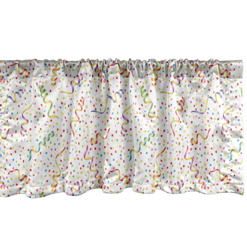 Multicolore cantonnière Ambesonne, L 54 po x L 12 po
