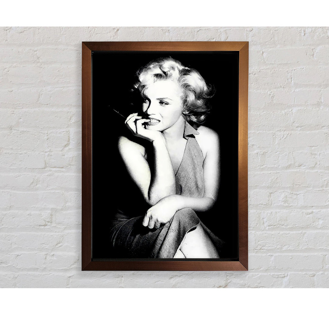 Marilyn Monroe Stare - Einzelner Bilderrahmen Kunstdrucke